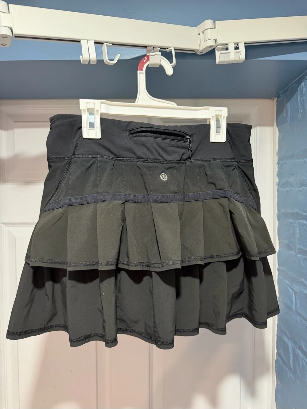 lululemon athletica Black Tiered Skater Skirt